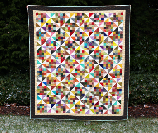Scrappy Pinwheel Quilt