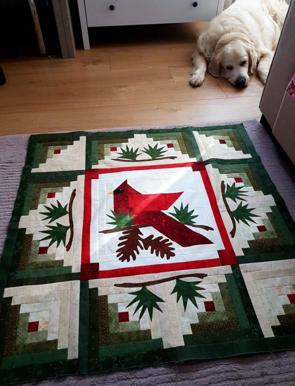 Cardinal’s Haven: Discover a Stunning Quilt Design for Nature Lovers